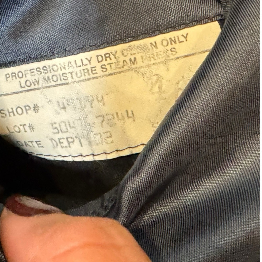 Brooks Brothers Makers Brooksease VTG Herringbone Wool Sz 46L Blazer Sport Coat - Picture 9 of 11